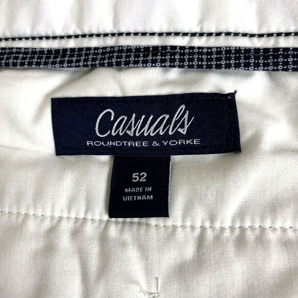 CASUALS Shorts Roundtree Yorke Mens Size 52 BIG MAN Flat Front Walking Stone - Picture 2 of 6